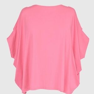 NEW ALEMBIKA BOXY PINK DOLMAN BAZOOKA TOP SHIRT